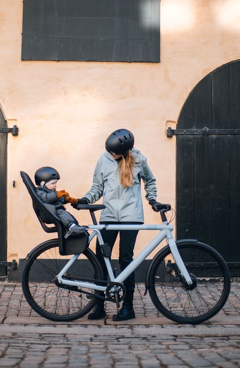 Smart and functional, this rack-mounted child bike seat has a dedicated click-in mounting system for MIK HD bike racks.Why parents will love it: A built-in reflector and safety-light attachment point give you increased visibility.Why kids will love it: The adjustable footrest and straps, along with the soft, shock-absorbing foam seat, provides comfort for everyday rides.Maximum child weight/height: 9 months to 6 years old; up to 43.3" tall and 40 lb.Bike seat weight/dimensions: 7.7 lb.; 12" x 16 Baby Bike Seat, Bike Aesthetic, Master Board, Child Bike Seat, Baby Bike, Lowrider Bike, Safety Lights, Bike Racks, Kids Bicycle