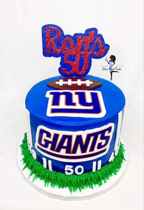 Ny Giants Cake, Giant Birthday Cake, Simpsons Cake, Guys Birthday, Sports Cakes, Giant Cake, Theme Birthday Cake, Adult Party Themes, Cake Boutique