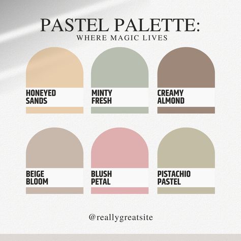 Pastel aestetic color palette instagram post,  Color palette inspirational Instagram post, christmas gift Color Palette Instagram, Color Design Inspiration, Pastel Palette, Nail Fashion, Color Harmony, Nail Color, Nail Polish Colors, World Of Color, Color Pallets