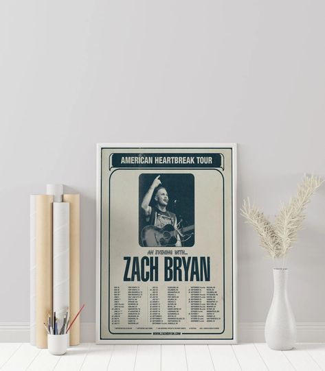 Zach Bryan Poster Zach Bryan Concert Poster Zach Bryan - Etsy | Etsy (US) Zach Bryan Poster Prints, Male Wall Decor, Zach Bryan Wall Art, Zach Bryan Poster, Album Cover Wall Decor, Blues Poster, Zach Bryan Concert, American Heartbreak, Apartment 2023