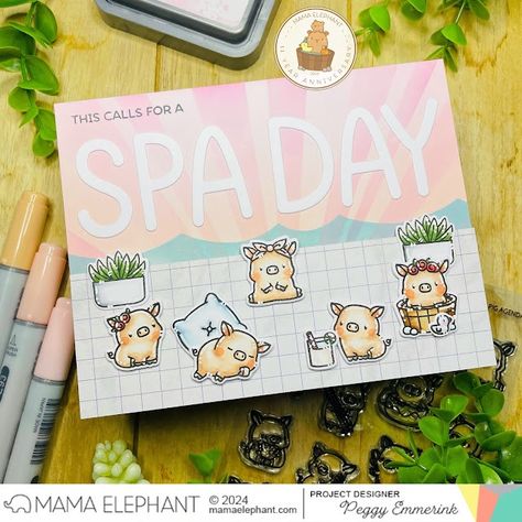 INTRODUCING: Little Pig Agenda - Mama Elephant Elephant Cards, Mama Elephant Cards, Mama Elephant Stamps, Album Decor, Spring Banner, Lawn Fawn Cards, Mft Cards, Mama Elephant, Card Making Inspiration