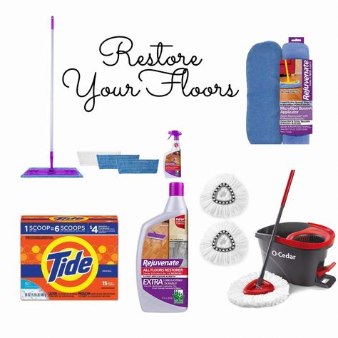 Cleaning Floors With Tide Powder, How To Deep Clean Kitchen Floors, Gocleanco Floor Cleaner Recipe, How To Deep Clean Old Wood Floors, Bona Hard Wood Floor Do You The Cleaner On Wet Mop, Tide Powder, Mop System, Spin Mop, Clean Hardwood Floors