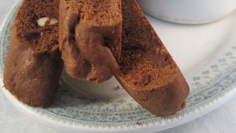 Easy Mocha Biscotti Recipe | Allrecipes Mocha Biscotti, Chocolate Biscotti Recipe, Easy Ice Cream Sandwiches, Homemade Ice Cream Sandwiches, Chocolate Biscotti, Almond Biscotti, Easy Ice Cream, Biscotti Recipe, Peanut Butter Chips