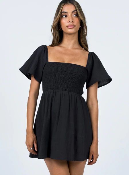 Spring Dresses Petite Summer Dresses, Cocktail Casual, All Black Dresses, Brunch Dress, Night Style, Polly Dress, Cocktail Parties, Mini Dress Black, Sleeve Pattern