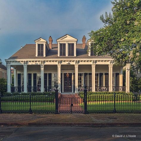 Garden District New Orleans, New Orleans Garden, New Orleans Garden District, Garden District, Sims House Plans, Urban Sketching, Sims House, Southern Living, In The Garden