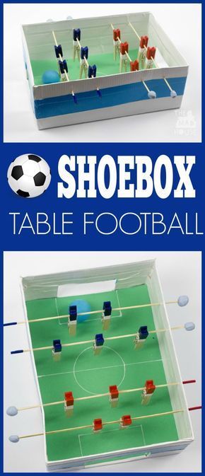 Football Diy, Table Football, Foosball Table, Sport Craft, Foosball, Crafts For Boys, Diy Games, Fun Diy Crafts, Football Game