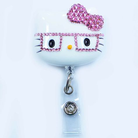 PRICES MAY VARY. Brand : LOVEKITTY 100% Handcrafted Made in the USA Kitty Size: 45mm * 42mm Belt Clip LOVEKITTY -- Retractable ID Badge Reel / Name Badges / ID Badge Holder / Nursing Badge Nursing School Inspiration, Nursing Badge, Pretty Names, Id Badge Reels, Name Badges, Nurse Badge, Retractable Badge Reel, Id Badge Holders, Badge Holder