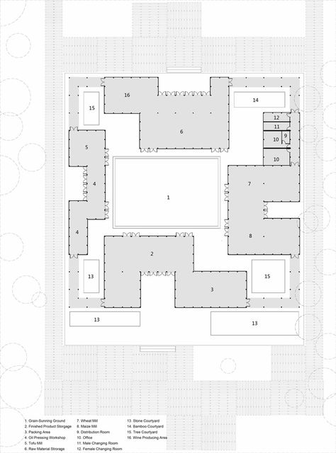 Plaza Design, Farm Pictures, Perspective Drawing Architecture, Farm Plans, Architecture Design Drawing, Study Architecture, Timber Structure, Layout Architecture, Organic Farm