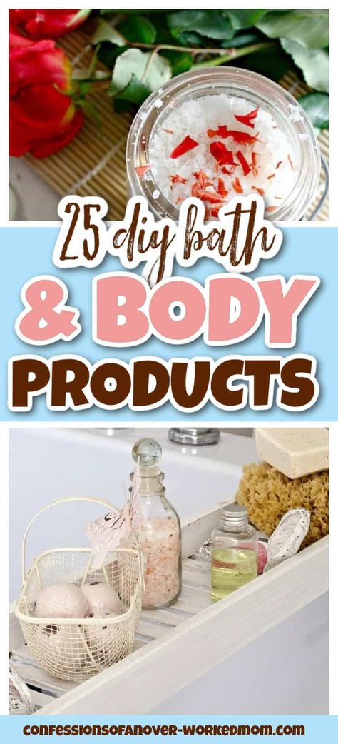 If the stress is getting to you, these DIY bath and body products will help you relax. Get the recipes for these homemade bath and body products right here. Homemade Bath And Body Products, Diy Bath And Body Products, Diy Bath Products To Sell, Self Care Bath Ideas, Homemade Cleaning Recipes, Unique Girls, Sugar Scrub Homemade, Bath Recipes, Homemade Bath