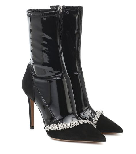 Alexandre Vauthier Boots, Alexandre Vauthier, Footwear Design Women, Black Ankle Boots, Leather Ankle Boots, Signature Style, Fashion Set, Fall In Love, Designing Women