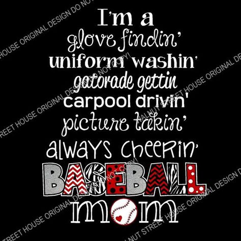 I'm A Baseball MOM shirt ORIGINAL DESIGN by WalnutStreetHouse2 Ball Mom Shirts, Baseball Mom Quotes, Mama Quotes, Independent Day, Baseball Crafts, Baseball Mom Shirt, Mom Of Boys Shirt, Baseball Quotes, Yadier Molina