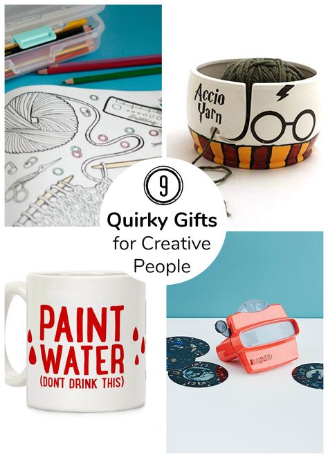 9 Quirky Gifts for Creative People - with any one of these gift ideas below, It’s all about how we can spark creativity, keeping it alive. These are must-buy gifts for your creative loved ones! Unusual Gifts Uncommon Goods, Gifts For Creative People, Silly Gifts Zazzle, Quirky Gift Ideas, Gifts For Quirky People, Nerd Gifts For Him, Weird Gifts Zazzle, Gifts For Nerds, Quirky Dangle Jewelry As A Gift