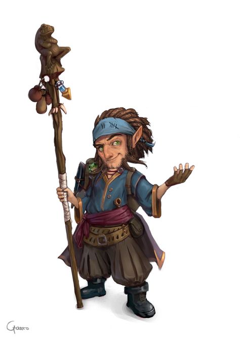 Dnd Gnome Male, Gnome Dnd Character Design, Gnome Monk, Gnome Sorcerer, Gnome Character Art, Halfling Druid, Gnome Dnd, Deep Gnome, Flaming Candle