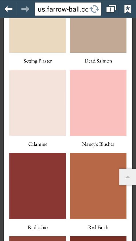 Farrow & Ball paint Calamine & Nancy's Blushes Farrow And Ball Nancy's Blushes, Nancy Blushes Farrow And Ball, Nancys Blushes Farrow And Ball, Nancys Blushes, Farrow And Ball Paint, Farrow And Ball, Paint Colours, Design Kitchen, Farrow Ball