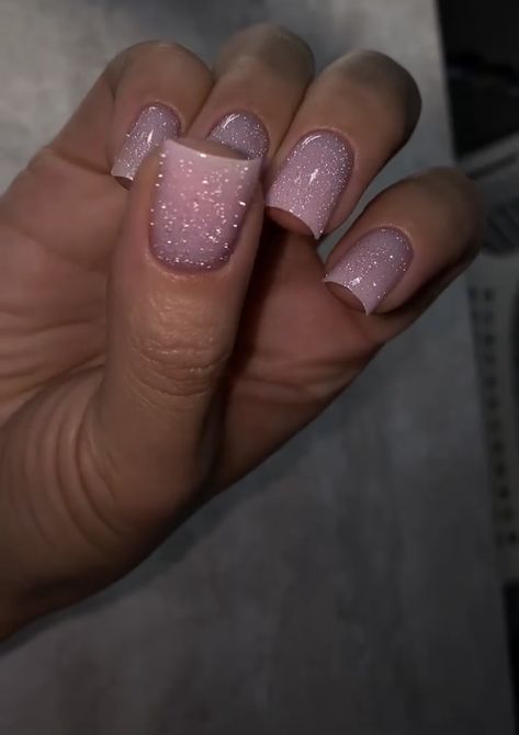 Pink Sparkle Nails, Pink Sparkly Nails, Glitter Pedicure, Pale Nails, Baby Pink Nails, Glitter Rosa, Pink Glitter Nails, Glittery Nails, Pink Manicure