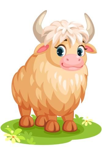 Yak Drawing, Yak Illustration, Yak Cartoon, Z Words, Cartoon Download, Food Cartoon, Cartoon Cartoon, Clip Art Png, Cover Illustration