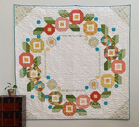 Free Jelly Roll Quilt Patterns, Colchas Quilting, Free Quilt Tutorials, Jelly Roll Quilt, Jelly Roll Quilt Patterns, Flower Quilts, Flower Quilt, Jellyroll Quilts, Star Quilt Patterns