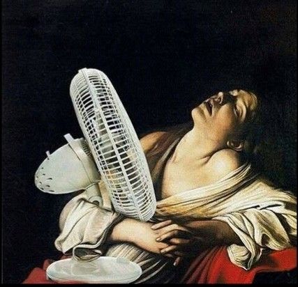 Classical Art Memes, Desen Realist, Art Jokes, Art Parody, Caravaggio, صور مضحكة, Art Memes, Classical Art, Arte Pop