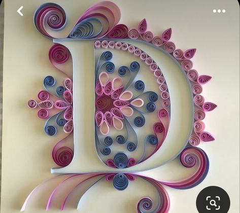 Alphabet Quilling, Quilling Flower Designs, Quilling Letters, Arte Quilling, Quilling Pattern, Paper Quilling Tutorial, Paper Quilling For Beginners, Paper Art Sculpture, Quilling Work