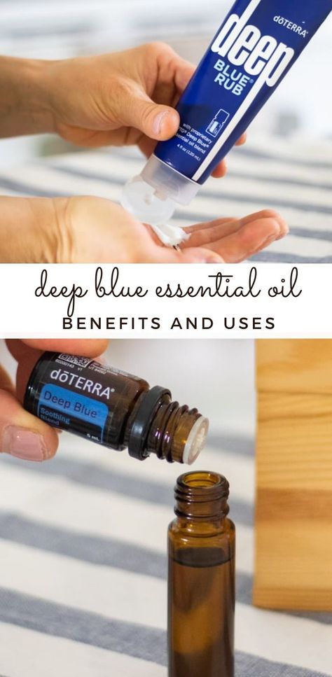 Deep Blue Oil Doterra, Doterra Roller Bottle Recipes, Doterra Deep Blue, Rollerball Recipes, Deep Blue Doterra, Deep Blue Rub, Doterra Oils Recipes, Roller Bottle Recipes, Essential Oil Education