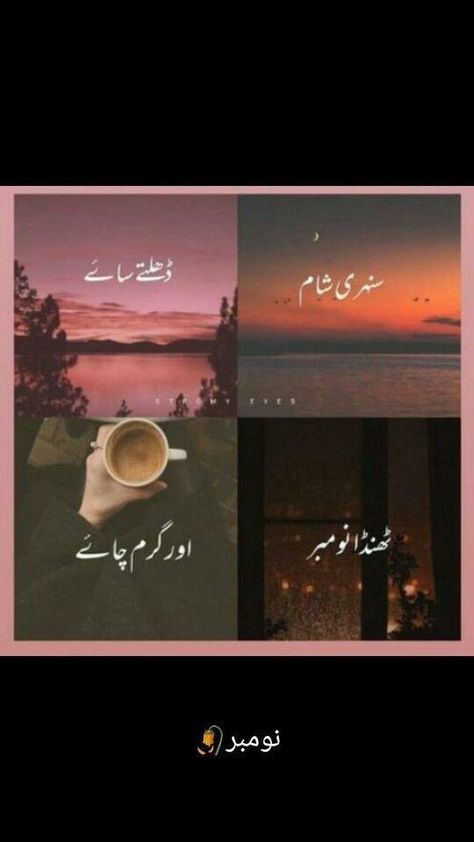 November or uski yad🥀 Aesthetic Tea Pictures, Winter Poetry, Eid Pics, Poetry Wallpaper, Welcome November, Divine Proportion, Urdu Funny Poetry, Poetry Pic, Poetry Photos