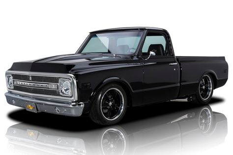 136670 1969 Chevrolet C10 RK Motors Classic Cars and Muscle Cars for Sale 1969 C10, 1968 Chevy C10, Funny Car Memes, Custom Consoles, Vintage Pickup Trucks, C10 Chevy Truck, Muscle Cars For Sale, Truck Paint, Car Memes