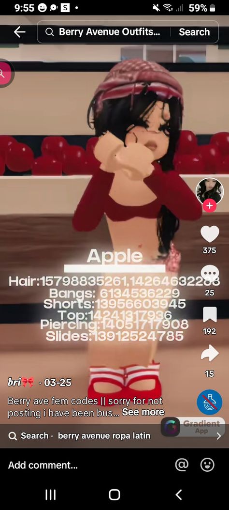 R15 Walk Animation Code Berry Ave, Fem Fits, Code Clothes, Latina Outfit, Black Hair Roblox, Girl Code, Baddie Outfits Ideas, Cute Backgrounds For Phones