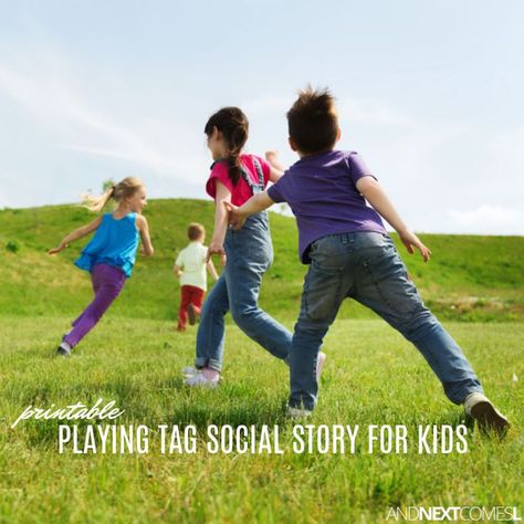 Playing tag social story for kids #socialstories #socialskills #socialstory Social Story For Kids, Social Stories For Kids, Ap Portfolio, Social Skills Lessons, Fun Outdoor Games, Special Education Elementary, Social Story, Social Skills Activities, Teaching Social Skills