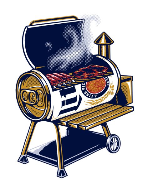 Buy Beer online | Miller Lite Grilling Illustration, Beer Illustration Art, Grill Illustration, Miller Lite Logo, Miller Lite Shirt, Beer Cart, Beer Ingredients, Beer Illustration, Lite Beer