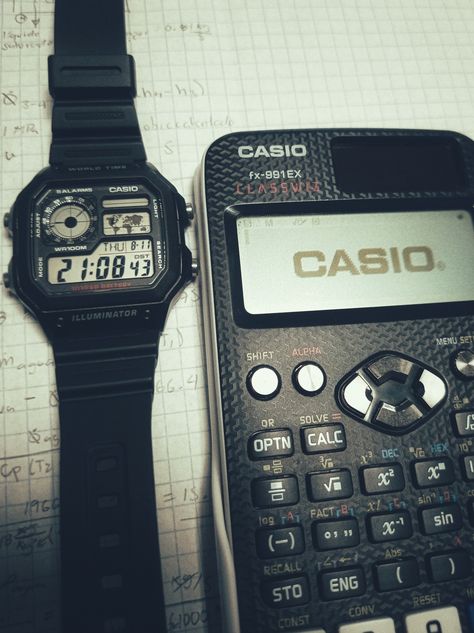 Casio AE-1200WH & Casio fx-991EX Casio Watch, Quick Saves