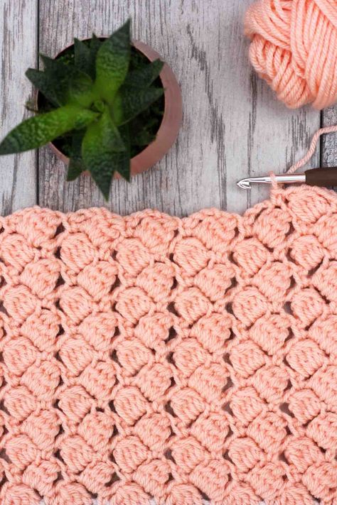 Side Saddle Stitch, Interesting Crochet, Pink Moscato, Make And Do Crew, Side Saddle, Crochet Stitches For Blankets, Saddle Stitch, Ball Of Yarn, Easy Crochet Stitches