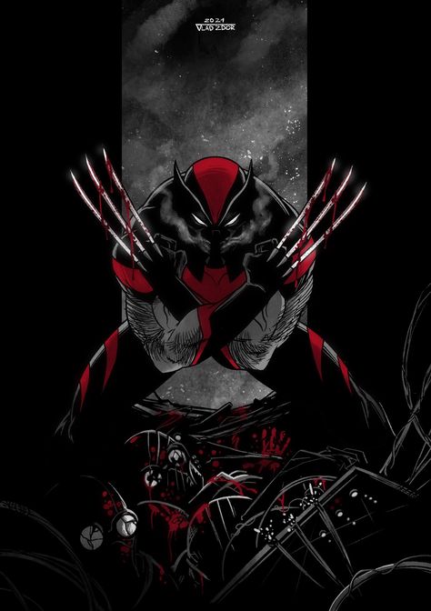 Ultimate Wolverine, Red Hood Comic, Wolverine Comic, Ultimate Marvel, Wolverine Art, Tmnt Comics, Marvel Superhero Posters, Wolverine Marvel, Marvel Spiderman Art