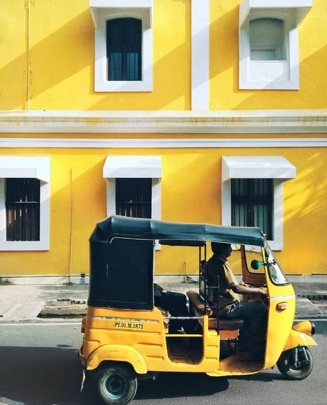 Streets of Puducherry. Shot by @billie_jean_07. #indiacircus #indiapictures #yellow #puducherry #travel #india Streets Of India Aesthetic, Yellow Indian Aesthetic, Puducherry Aesthetic, Travel India, Billie Jean, Pondicherry, Indian Culture, Indian Aesthetic, Yellow Aesthetic