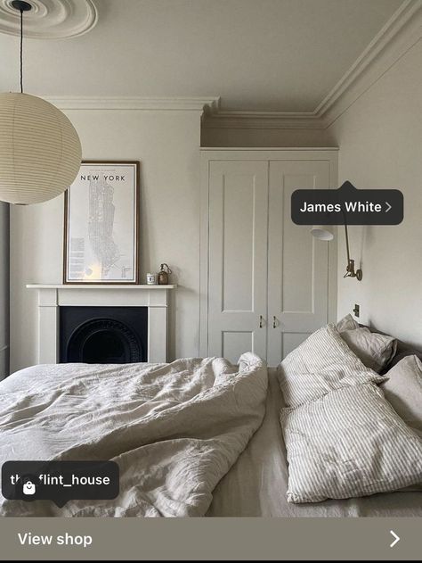 James White Farrow And Ball, Farrow And Ball James White, Paint Farrow And Ball, School House White, House White, James White, Farrow And Ball, Bedroom Renovation, House Viewing