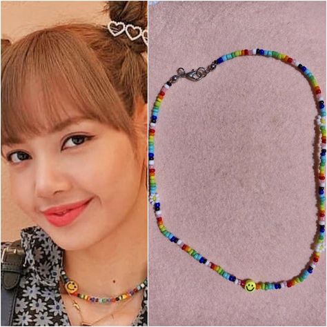 #merystore
#beads #necklace #diy #color #accessory #necklace_accessories #silver #colorful #قلادة #beach #pearl #🩵 #blue #💙 #🤍 #سوار #lisa #blackpink Blackpink Accessories Diy, Kpop Beads Accessories, Blackpink Bracelet, Lisa Bracelet, Lisa Necklace, Kalung Choker, Pop Beads, Diy Beaded Rings, Diy Jewelry Unique