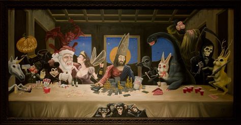 Dinner Da Vinci Last Supper, Last Supper Art, Nostalgia Art, Losing My Religion, The Last, Old Spice, Celtic Art, Last Supper, Mad Hatter