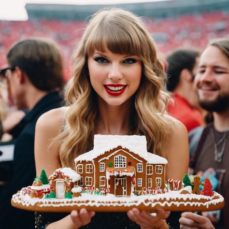 Taylor Swift Delights Fans with Gingerbread House at Arrowhead Stadium!

#arrowheadlogo #ArrowheadStadium #ediblestructure #engagement #fans #footballplayers #gingerbreadhouse #KansasCityairportlounge #localbakery #LoverFesttour #memorableexperiences. #Performance #photos #popstar #socialmedia #soldoutshow #TaylorSwift #videos Taylor Swift Gingerbread House, Taylor Swift Gingerbread, Arrowhead Stadium, Airport Lounge, Edible Creations, Airport City, Gingerbread Houses, Usa News, Pop Star