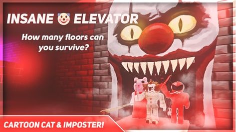 Insane Elevator! *CARTOON CAT & AMONG US IMPOSTER* - Roblox Elevator Cartoon, Cat Among Us, Do Not Enter, Ben Drowned, Roblox Game, Scary Faces, Funny Prank Videos, Funny Pranks, Among Us