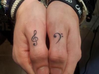 @Kelsey Myers Gray and and I will be getting these as friendship tattoos on our ankle. =] Clef Tattoo, Piano Tattoo, Treble Clef Tattoo, Tattoo Ankle, Trendy Music, Music Tattoo Designs, Bass Clef, Friendship Tattoos, Music Tattoo