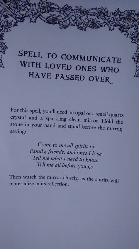 To communicate with passed loved ones Witchcraft Spells For Beginners, Hoodoo Spells, Spells For Beginners, Wiccan Magic, Magic Spell Book, Wiccan Witch, Magick Spells, Eclectic Witch, Wiccan Spell Book