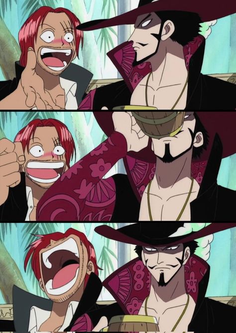 Shanks X Mihawk, Old Cartoon Network, Tmnt Turtles, Nami One Piece, One Piece Funny, Drawing Expressions, One Piece Comic, One Piece Pictures, Old Cartoons