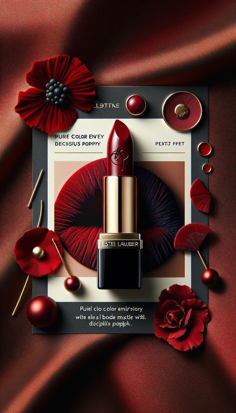 Lipstick Advertisement, Lipstick Ad, Lancome Lipstick, Estee Lauder Lipstick, Estee Lauder Pure Color Envy, Luxury Lipstick, Bold Lip Color, Bold Lip, Estee Lauder Makeup