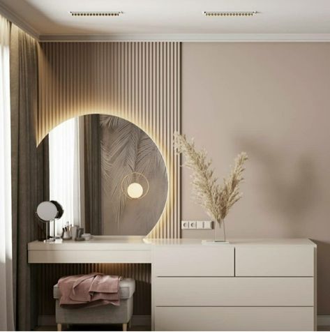 Modern Luxe Bedroom, Olive Room, Crystals Room, Luxury Vanity, Dressing Room Decor, Dressing Table Design, Modern Bedroom Interior, Dekorasi Kamar Tidur, Bedroom Decor Design