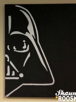 Starwars Paintings Easy, Star Wars Painting Ideas, Star Wars Painting, Black Painting, Couple Painting, Painting Inspo, Mini Drawings, Painted Stones, Painting For Kids