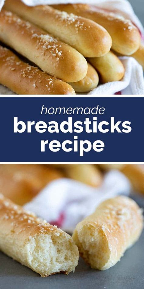 Breadsticks Easy, Quick Dinner Rolls, Puff Pastry Pinwheels, Homemade Breadsticks, Breadsticks Recipe, Bread Sticks Recipe, Dinner Rolls Recipe, Basic Kitchen, Pasta Soup