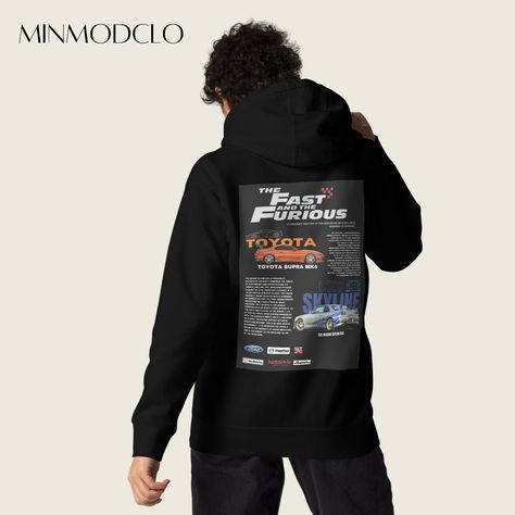 Racing renegade ⚡️🏎 Capturing the spirit of rebellion and high-speed racing that defines the fast and furious movies. 🏁🔥 All New followers will get a 30% off on all clothes 💯 • offer valid till 25th of September, Hurry up 😃🛒🛍 Colors : Black, Blue, Grey, White, Orange. Sizes : S, M, L, XL, XXL. - - - [ hoodie, Instagram, Sweatshirt, explore, trendy, Streetwear, aesthetic, genz, the fast and the furious, fandom, fastcars, racing car, nissan, Toyota, Nissan skyline GTR R34, Toyota supra MK4, ... Car Nissan, The Fast And The Furious, Supra Mk4, Skyline Gtr R34, Furious Movie, Fast And The Furious, Toyota Supra Mk4, Gtr R34, Nissan Skyline Gtr