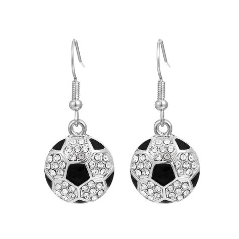 PRICES MAY VARY. Sport Earrings: These soccer dangle earrings are the great accessory to your fashionable outfit! They are sure to turn heads as you're cheering on your family or friends in their game, or your favorite team Material: Made of zinc alloy, with shiny rhinestones, sparkly and comfortable for daily wear Design: Round ball shape with a hollow back for a lightweight and comfortable fit, surface inlaid shiny rhinestones, looks shining and beautiful Size: The soccer earrings diameter abo Sport Earrings, Soccer Earrings, Basketball Earrings, Baseball Earrings, Football Earrings, Sports Jewelry, Women Sports, Daily Dress, Dress Wedding