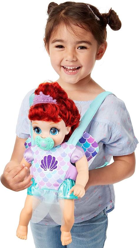 Pancake Plush, Disney Baby Dolls, Ariel Baby, Disney Figures, Baby Ariel, Disney Collector, Disney Princess Ariel, Princess Ariel, Mermaid Dolls