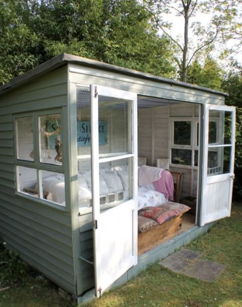 Sutton Surrey, Small Shed, Summer House Interiors, Shed Of The Year, Summer House Garden, Backyard Sheds, Farm Tables, She Sheds, She Shed