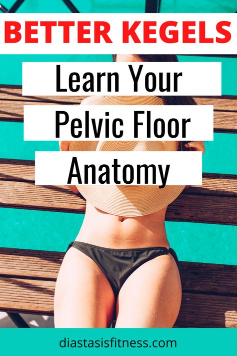 Get the most out of your pelvic floor exercises. Learn the anatomy of your pelvic floor so your kegels will be effective and strengthen your muscles.  If you have pelvic flor dysfunction, prolapse, incontinence or diastasis recti, getting pelvic floor exercises right is key to your recovery. Postpartum Fitness, Pelvic Floor Dysfunction, Pelvic Floor Exercises, Floor Exercises, Ab Exercises, Pelvic Floor Muscles, Diastasis Recti, Floor Workouts, Pelvic Floor